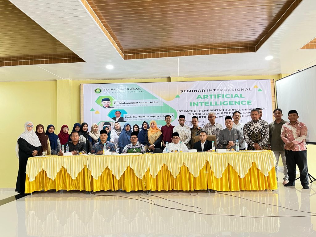 STAI Raudhatul Akmal Gelar Seminar Internasional: Kupas Tuntas Strategi Penerbitan Jurnal Bereputasi Berbantuan AI