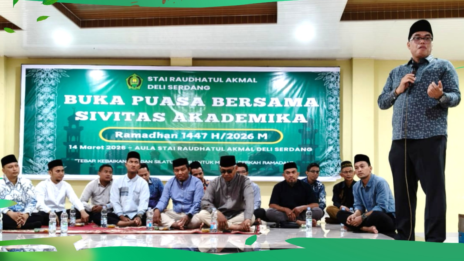 STAI Raudhatul Akmal Deli Serdang Gelar Buka Puasa Bersama Sivitas Akademika Ramadhan 1447 H