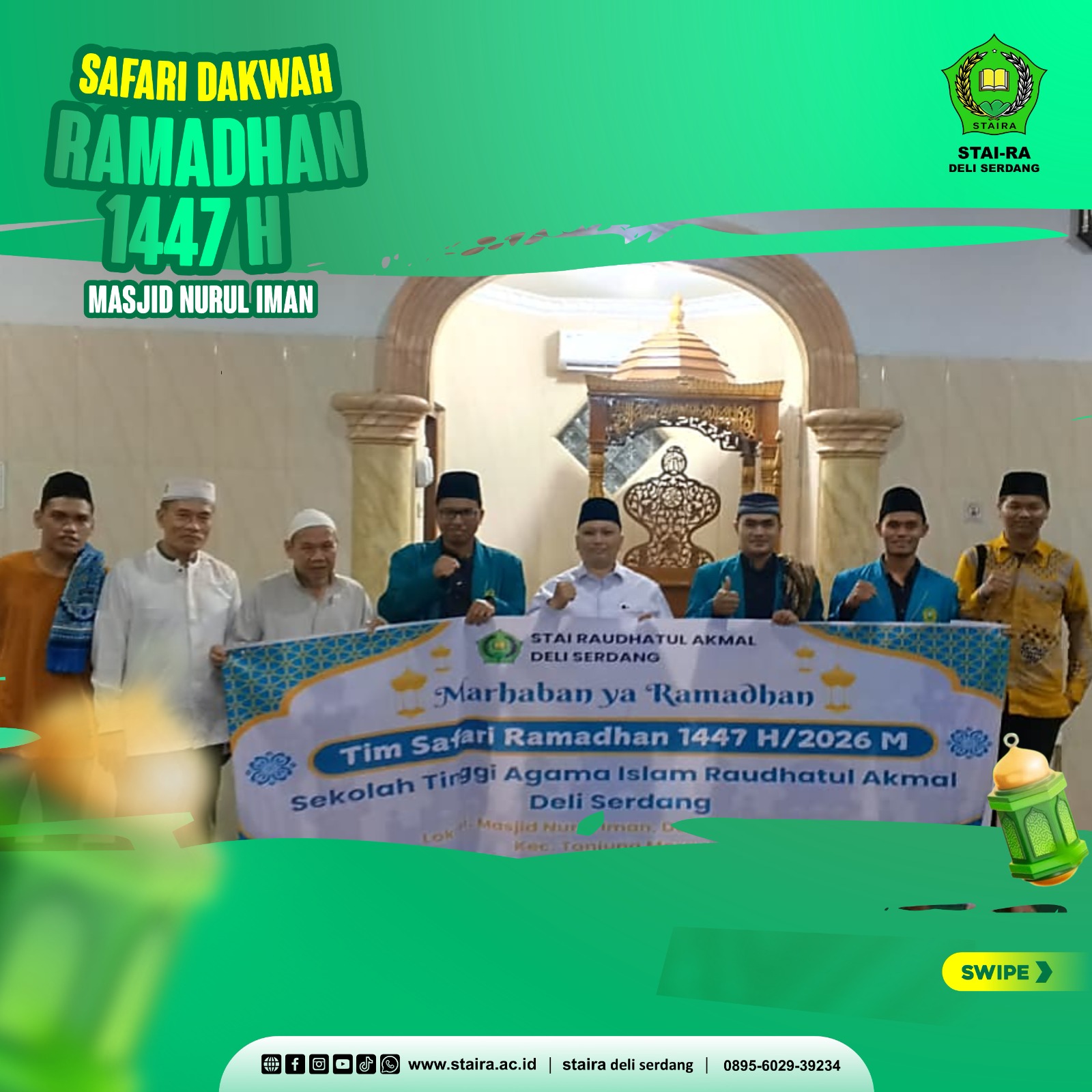 Merajut Ukhuwah, Membumikan Tridharma: STAI Raudhatul Akmal Sukses Tutup Rangkaian Safari Ramadhan 1447 H
